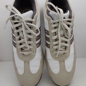 ADIDAS adiwear Traxion EVG-791003 Women's‎ Golf Shoes White 3 Stripe Size US 8